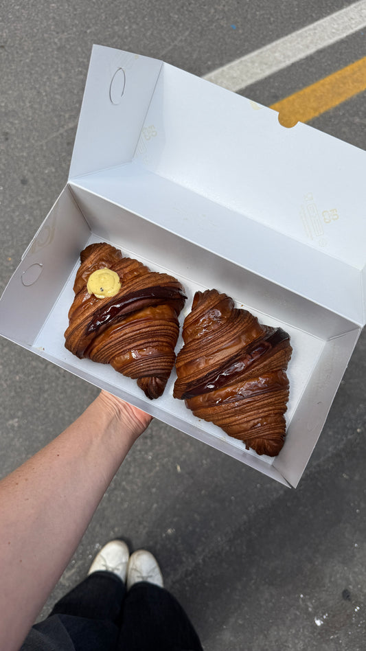 Croissant alla crema + Croissant vuoto